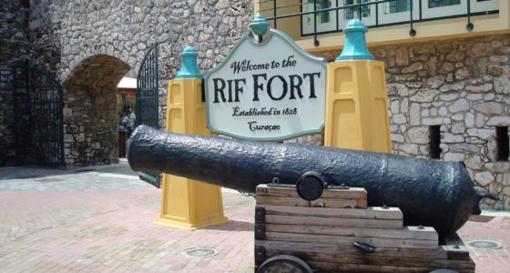 Het Rif fort op Curaçao